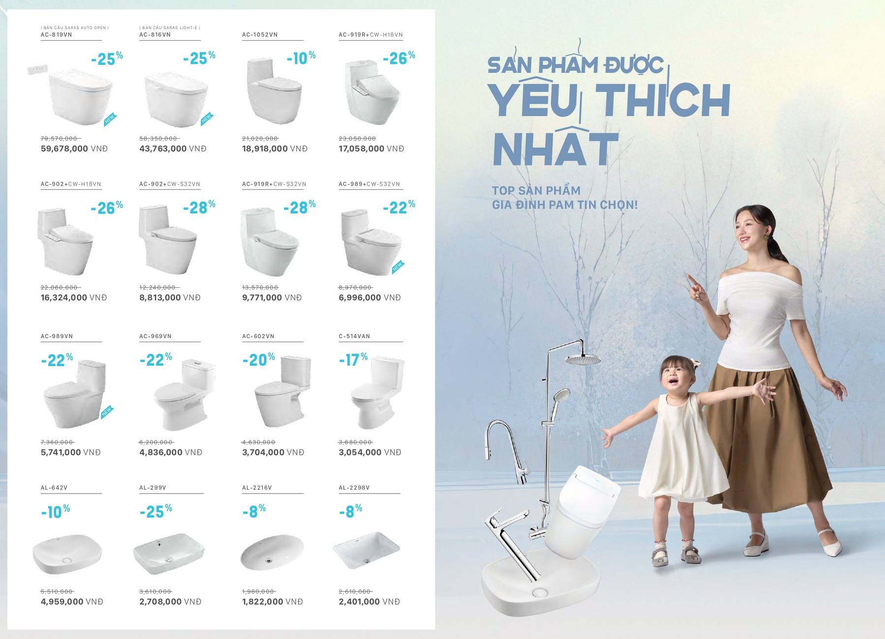 Khuyến mãi mùa đông INAX 2025 mới nhất /Page 1